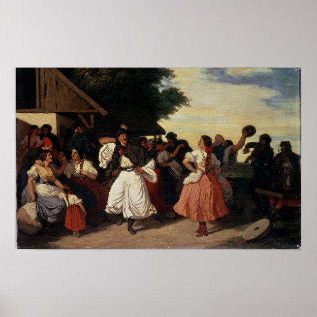 Poster Um Banquete de Casamento da Vila (Frente)