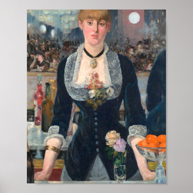 Poster Um Bar Na Folies Bergere - Edouard Manet (Frente)