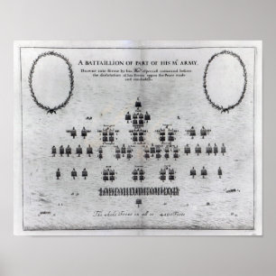 Poster Um batalhão da parte de seu exército de majestad