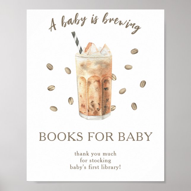 Poster Um bebê está a caminho Livros para bebês (Frente)