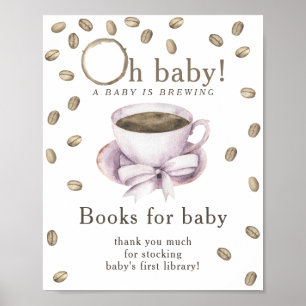 Poster Um bebê está criando Livros para bebê