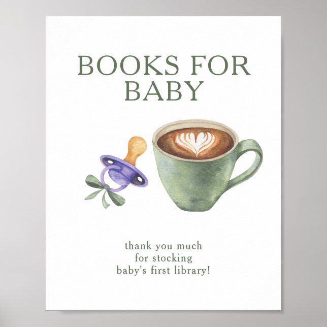Poster Um bebê está fervendo Livros para bebê (Frente)