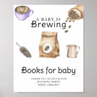 Um bebê está preparando café Livros para bebê