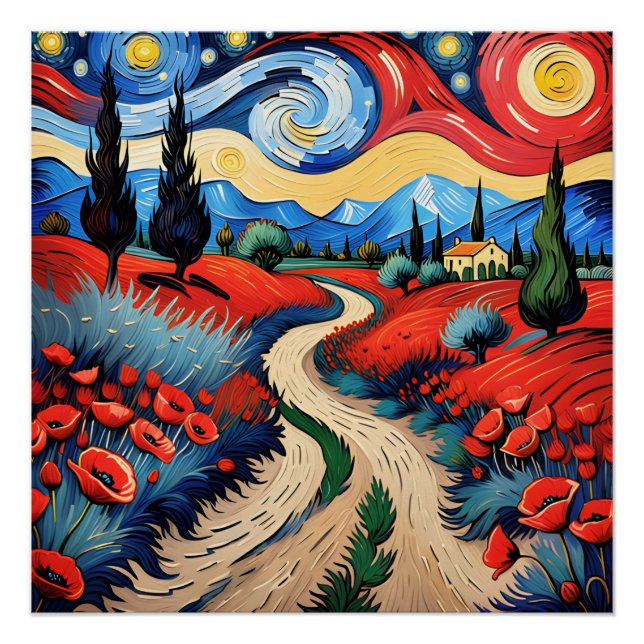 Pôster Um belo campo (Frente)