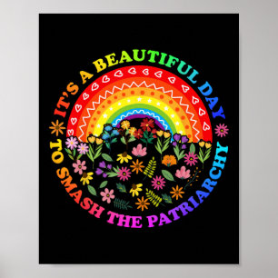 Poster Um Belo Dia Para Esmagar O Patriarcado Feminista T