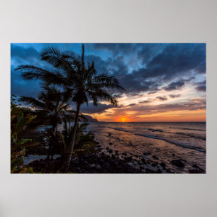 Pôster Um belo pôr do sol