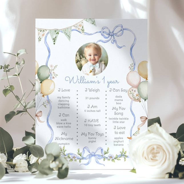 Poster Um Bobo Ganso com a foto da festa do primeiro aniv (Criador carregado)