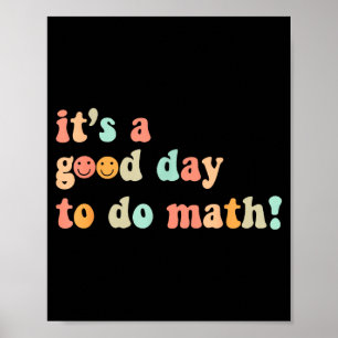 Poster Um Bom Dia Para Fazer Professor De Matemática De V