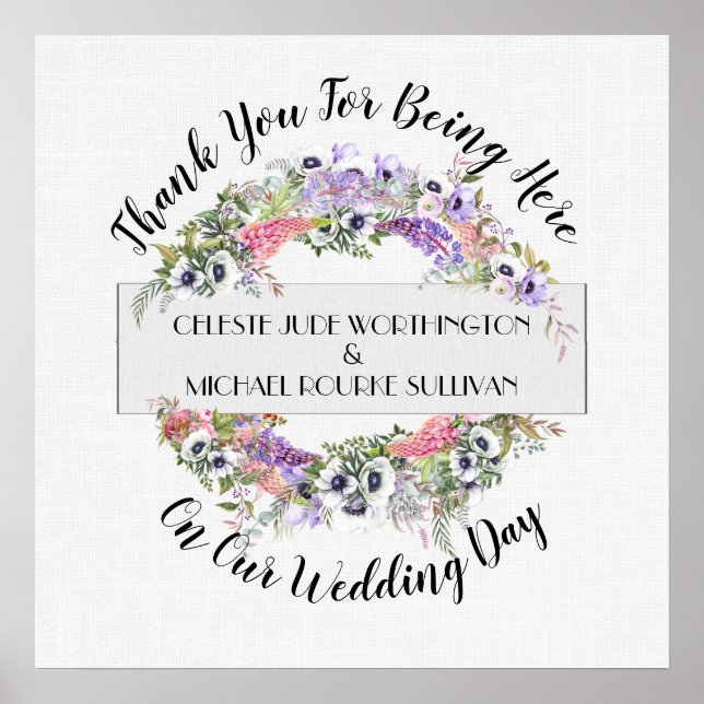 Poster Um Bom Dia Para Um Casamento - (Frente)