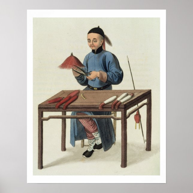 Pôster Um Boné Maker, placa 51 de "A fantasia da China", (Frente)