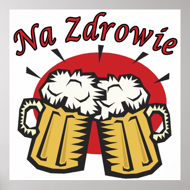 Pôster Um Brinde Zdrowie Com Perucas De Cerveja (Frente)