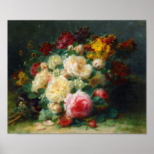 Poster  Um Buquê De Rosas De Couve