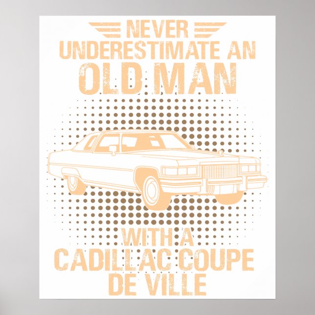 Poster Um Cadillac Coupe De Ville Antigo (Frente)
