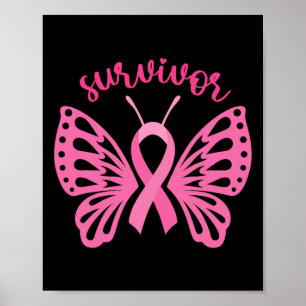 Poster Um Cancer de Dragonfly Sobrevivente Sensibilização