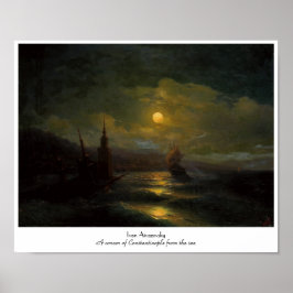 Pôster Um canto de Constantinopla Ivan Aivazovsky