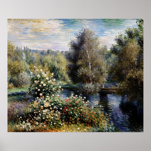 Poster Um canto do jardim em Montgeron (3) (Frente)