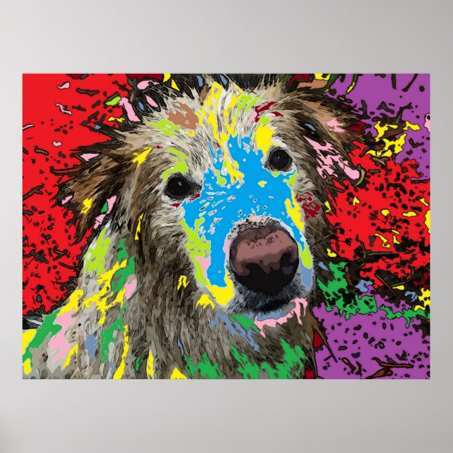 Poster Um cão perdido (Frente)