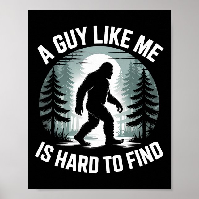 Poster Um Cara Como Eu é Difícil de Encontrar Engraçado F (Frente)