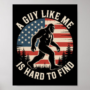 Poster Um Cara Como Eu é Difícil de Encontrar Engraçado P