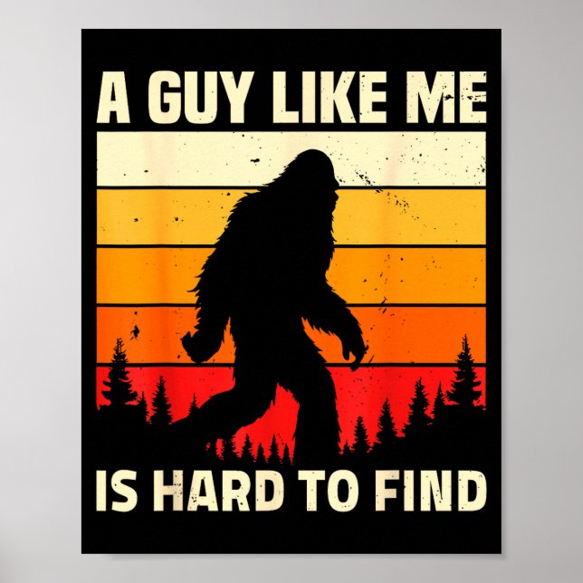 Poster Um Cara Como Eu é Difícil de Encontrar na Floresta (Frente)