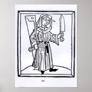 Pôster Um carpinteiro