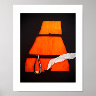 Poster Um Cartaz "Orange Wine" de Uma Envergadura Cósmica