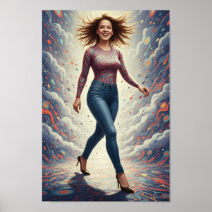 Poster Um Cartaz para a Força Silenciosa da Criação Algun