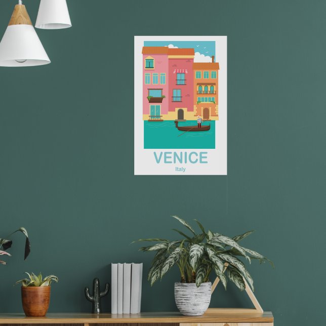 Poster Um cartaz VENICE (Sala de Estar 1)