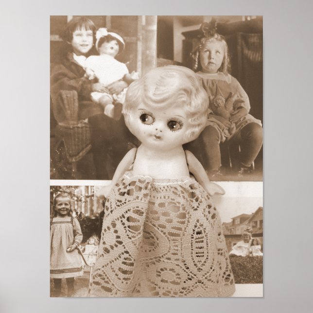 Poster Um caso de boneca Vintage (Frente)