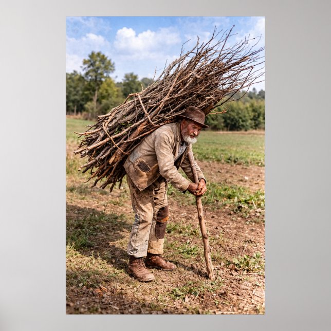 Poster Um Catedrático de Wiltshire 1892 (Frente)