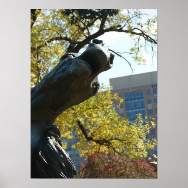 Poster Um Cavalo de Plaza (Frente)