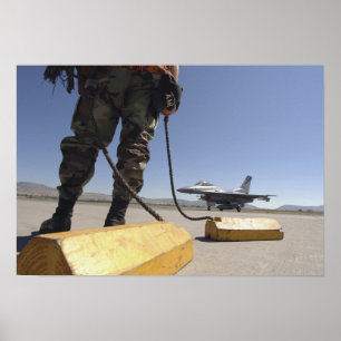 Poster Um chefe de grupo da força aérea de E.U.