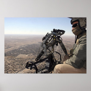 Pôster Um chefe de grupo procura a atividade suspeito