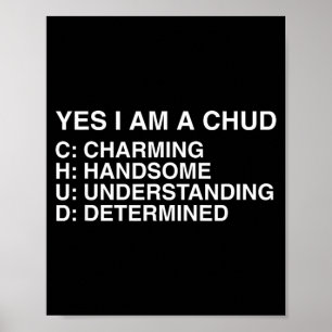 Poster Um CHUD Engraçado Desconexo Geração Z Meme Gíria B