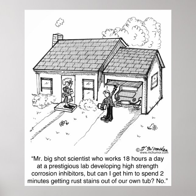 Poster Um Cientista Pode Tirar As Tábuas Do Seu Próprio B (Frente)