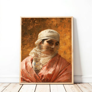 Poster Um Circassiano por Frederick Arthur Bridgman, Art