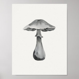 Poster Um cogumelo simples