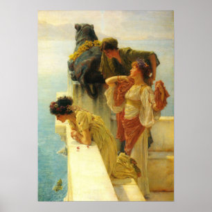 Poster Um Coign de vantajoso por Alma Tadema, arte do