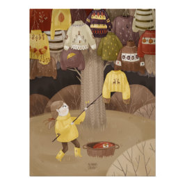 Pôster Um colecionador de suéteres aconchegantes