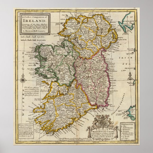 Poster Um companheiro de bolso da Irlanda (Frente)