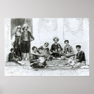 Poster Um concerto judaico, Tlemcen