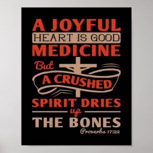 Poster Um Coração Alegre É Um Bom Medicamento