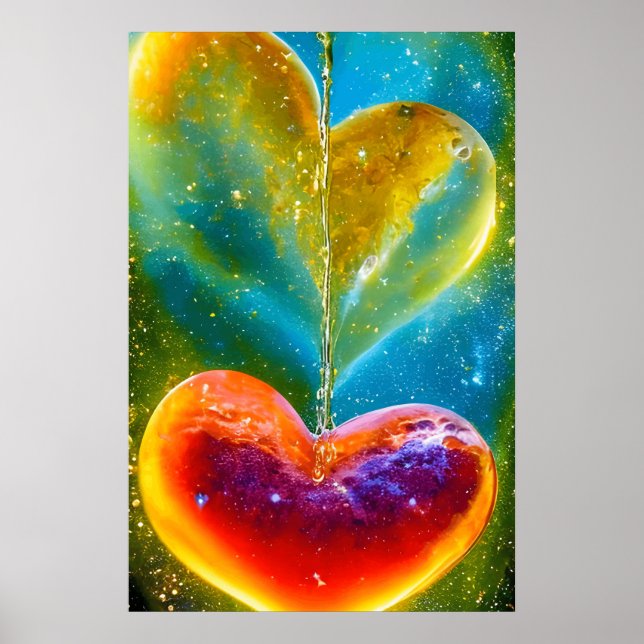 Poster Um coração precisa de outro coração (Frente)