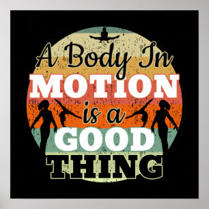 Poster Um Corpo em Movimento - Mentalidade de Ginástica F