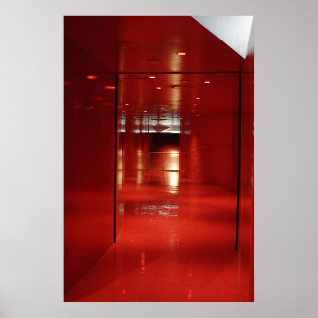 Pôster Um corredor muito vermelho (Frente)