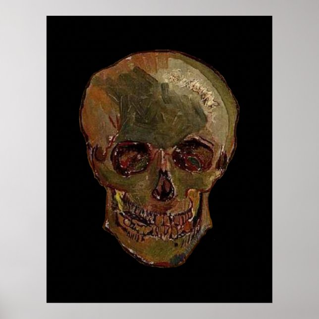 Pôster Um crânio de Vincent van Gogh (Frente)