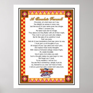 Pôster Um despedida de chocolate
