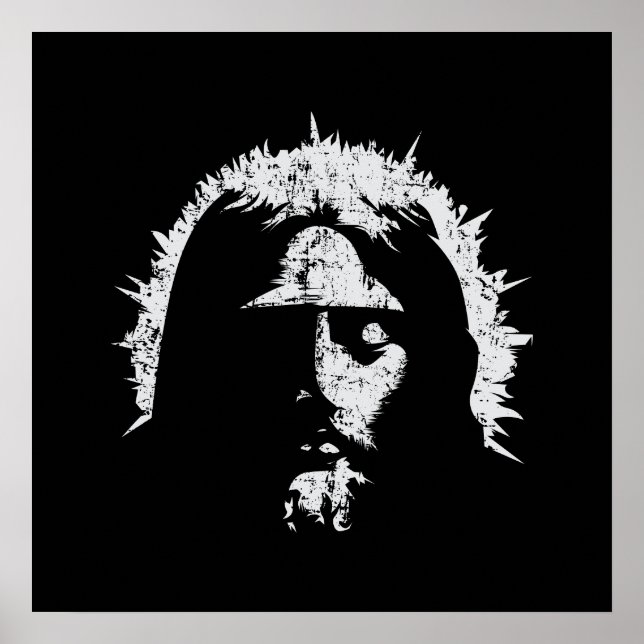 Poster Um Deus | Rosto de Jesus (Frente)