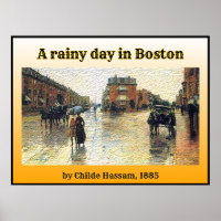 Um dia chuvoso em Boston