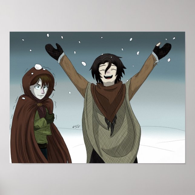 Poster Um Dia da Neve (Frente)